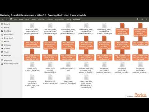 Mastering Drupal 8 Development Creating the Product Custom Module| packtpub com