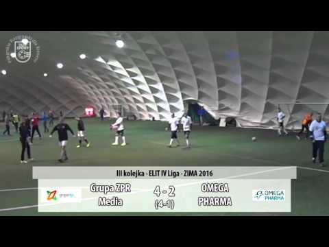 Grupa ZPR Media 10:4 OMEGA PHARMA - ELIT IV Liga ZIMA 2016