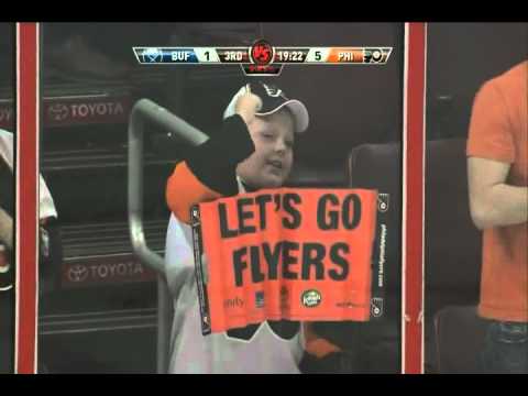 Jeff Carter scores vs the Sabres - 10-26-10