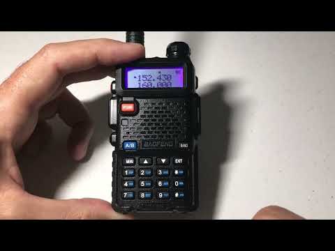 BAOFENG UV-5R | Adjust Transmit Power (TXP)