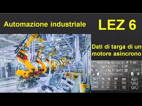6-Automazione industriale - Dati di targa motore asincrono