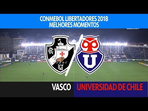 Melhores Momentos - Vasco 0 x 1 Universidad de Chile - Libertadores - 13/03/2018