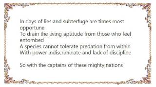 Barnabas - Subterfuge Lyrics