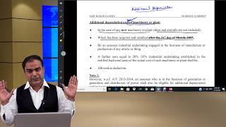Concept of Additional depreciation under Income Tax Act || Amit Kumar Classes ||