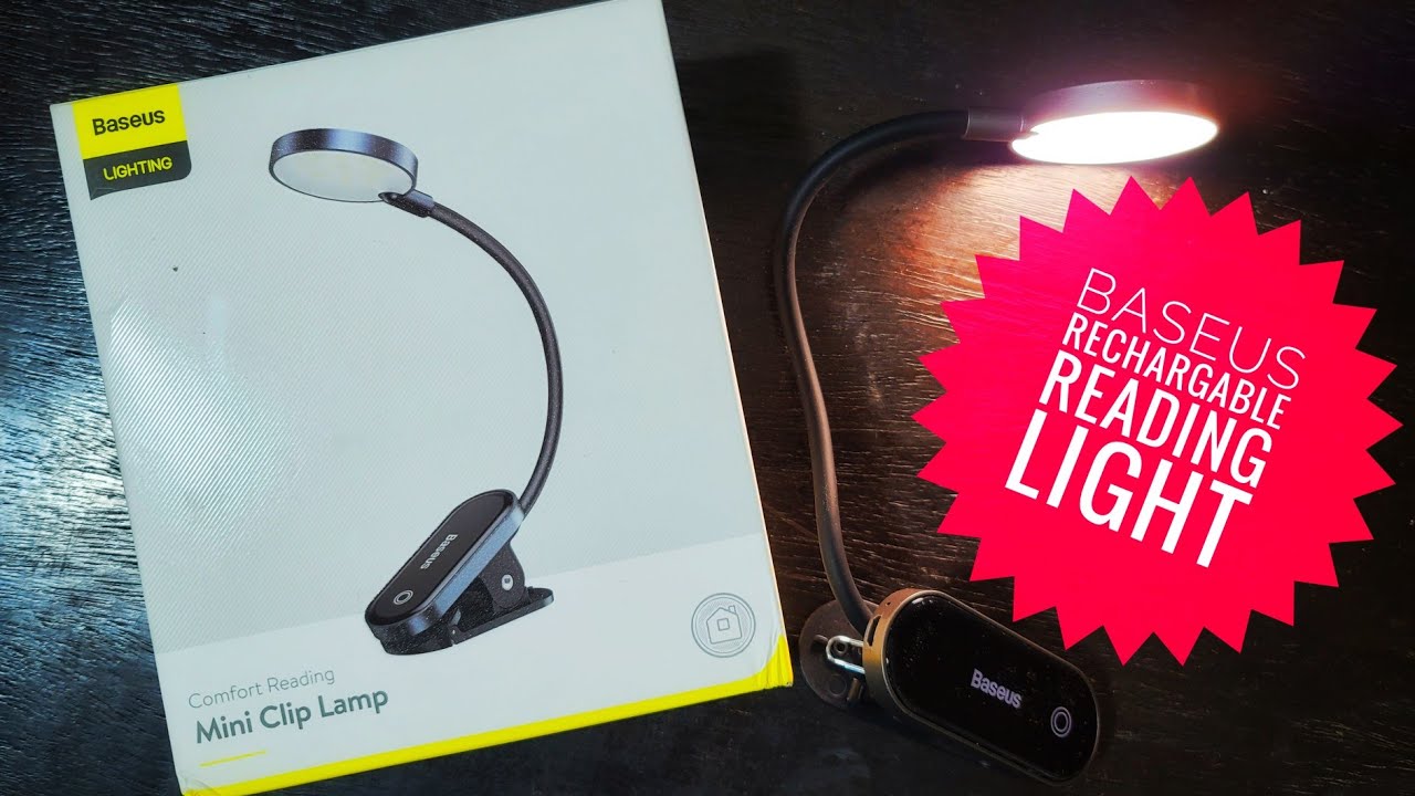 Baseus Mini Clip Reading Lamp Unboxing