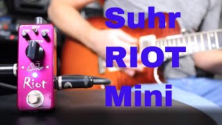 Video thumbnail for Suhr Riot Mini Distortion Pedal Demo Video by Shawn Tubbs by Shawn Tubbs