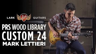 Video thumbnail for Mark Lettieri - PRS Wood Library Custom 24 - Artist Quilt - Livingston Lemondrop at Lark Guitars by Lark Guitars
