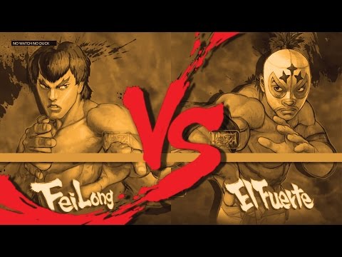 Ryukichikun (Fei Long) vs Angry POONGKO (El Fuerte) USF4 ranked match