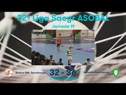 32ª Liga Sacyr ASOBAL J19: Bathco BM. Torrelavega - BM. Benidorm 32-36