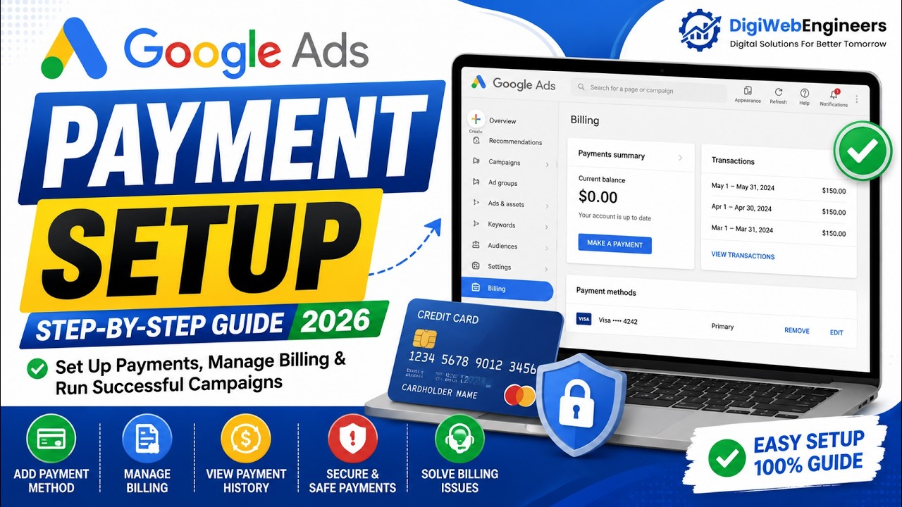 Google Ads Billing Setup & Payment Management Course