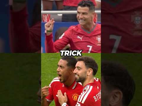 Bruno Fernandes brought back Ronaldo's secret free-kick trick in the UCL!😨😭