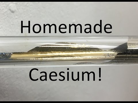 Isolating Cesium Metal