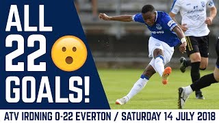 ALL 22 GOALS! | ATV IRDNING 0-22 EVERTON: MARCO SILVA’S FIRST GAME