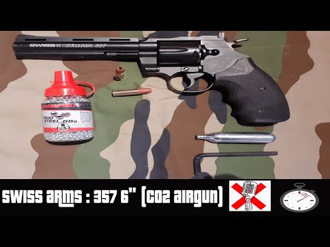 Swiss Arms 357 6 inch (steel BB, CO2 revolver) [QUICK PRESENTATION]