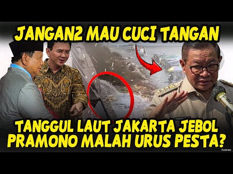 JAKARTA BANJIR, TANGGUL JEBOL !! PRAMONO MALAH SIBUK URUS PESTA😨😲