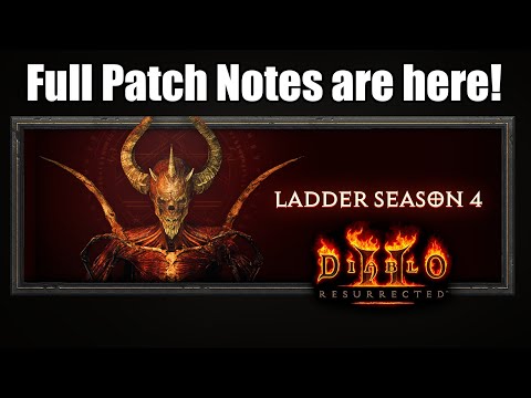 Patch Notes 2.7 Diablo 2 Resurrected - Ladder Season 4 Changes