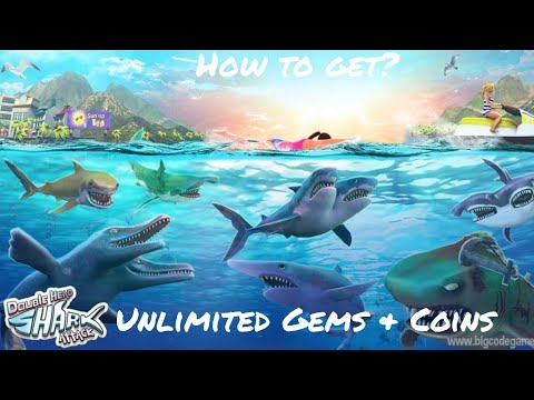 Double Head Shark Attack Mod Apk Unlimited Money ! - How to get Gems & Coins