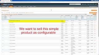 How to Convert Magento Simple Products to Configurable