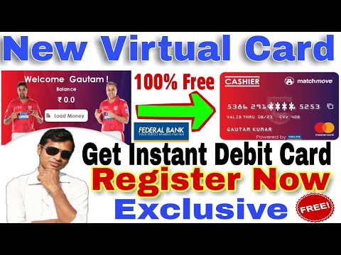 How to Create New Virtual Debit card Powered by Federal Bank||Apply Physical Debit Card Without bank Video