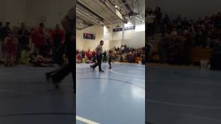 7 year old Spazz girl wrestling boy west orange