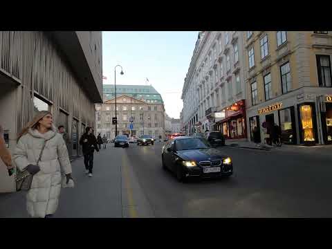 Vienna Walking Tour in March 2022, Austria | 4K | ASMR | City Ambience