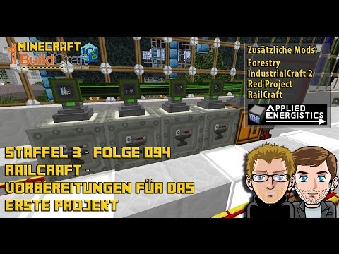 Let´s Play Buildcraft [HD+] S03E094 - Railcraft - Vorbereitung für das erste Projekt