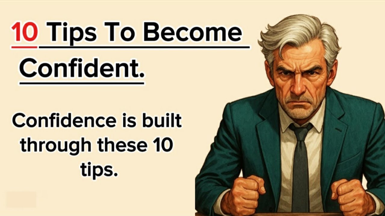10 Tips To be Confident // Learn English Through Motivational Lesson // Level 3.