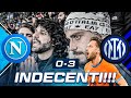 😡 INDECENTI!!! NAPOLI 0-3 INTER | LIVE REACTION NAPOLETANI AL MARADONA HD