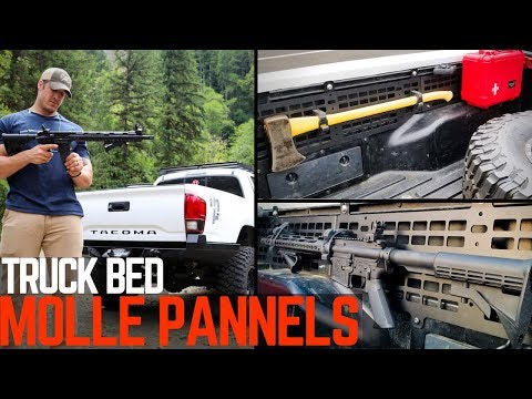 MOLLE Pannels for Your Tacoma Bed! Must have for Preppers and Overlanders.