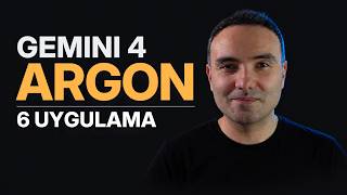 Gemini 4 Argon’a 6 Uygulama Yaptırdım: Kaç Dakika, Ne Kadar Kota? — video kapak görseli