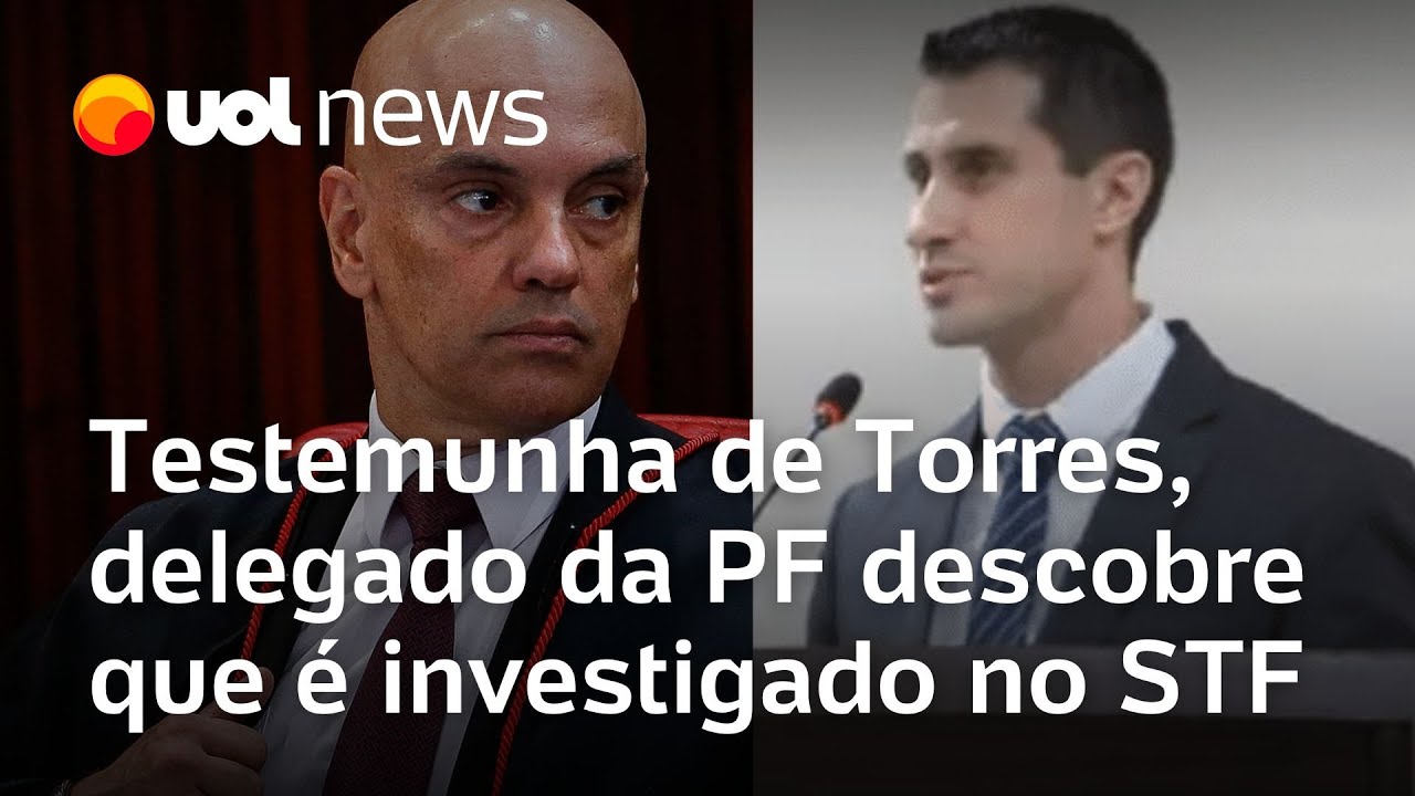 Delegado da PF vai ao STF como testemunha de Anderson Torres e descobre que é investigado