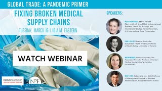 Third Briefing: Fixing Broken Medical Supply Chains