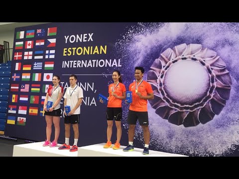 Estonian International Champion! Danny Bawa Chrisnanta & Tan Wei Han | Badminton Prize Presentation