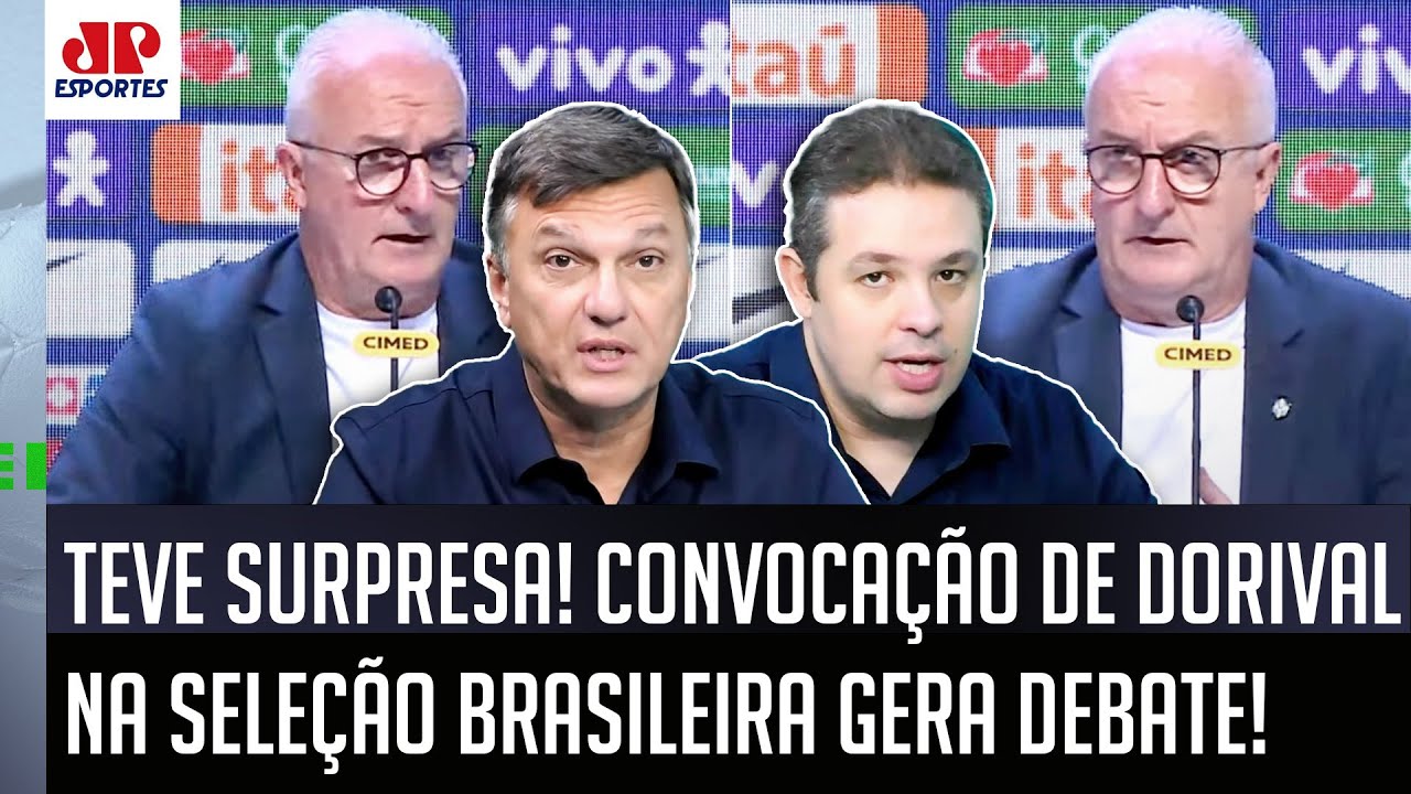 "O que ME CHAMOU A ATENÇÃO nessa CONVOCAÇÃO do Dorival foi que..." LISTA da Seleção PROVOCA DEBATE!