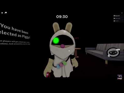 Piggy bess jumpscare Easter bunny skin reaction