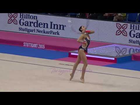 Nourhal KHATTAB (EGY) hoop - 2015 Stuttgart worlds Qualifs