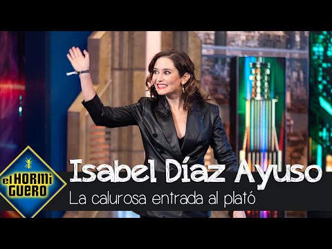 El caluroso recibimiento del público a Isabel Díaz Ayuso: "Yo soy muy llorica" - El Hormiguero