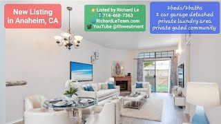 $570k ..Nice Anaheim Condo 2beds/2baths/2car garage @NhaDatDauTu-RichardLe