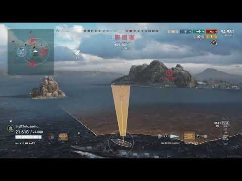 Gun build Hayate (World of Warships Legends)