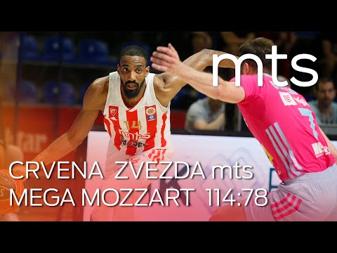 KK Crvena zvezda mts - KK Mega Mozzart 114:78. Polufinale Admiral bet KLS sezona 2022