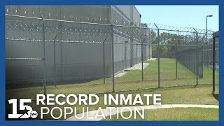 Brazos County Jail holds record inmate population, needs more officers