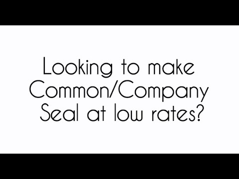 Budget And Professional Common Seal Singapore at S$68 in 3 Days! Singapore Common Seal Maker