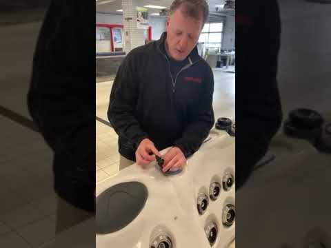 How to fix a broken diverter valve in a hot tub.
