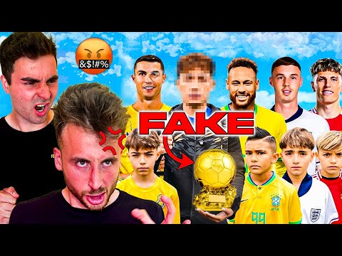 Questo youtuber ci ha COPIATO 🤬 REAGIAMO al pallone d'oro dei bambini FAKE!!