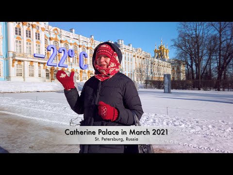 Tsarskoye Selo in March 2021, waiting for the tourist season