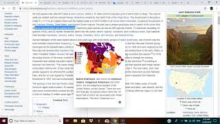 Zion Park, Wiki & Google Earth. very basic