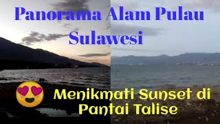 Download lagu #sulawesitengah #pantaitalise #beautifulindonesia  Menikmati Sunset di Pantai Talise mp3