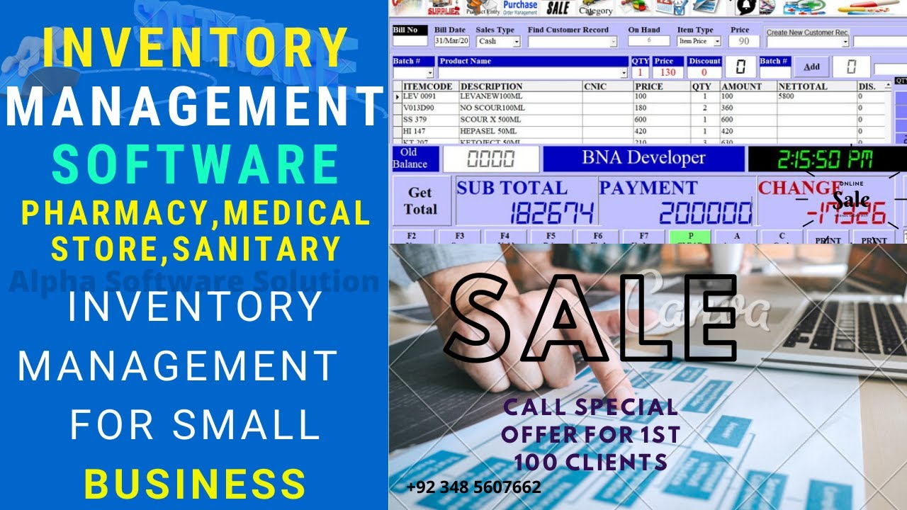 Offline Billing Inventory Management System Software | Inventory Management for Small Business
