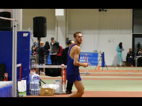 Filip Mrčić (CRO) 210 cm Skok u vis 3. mjesto  TROBOJ ATLETSKIH REPREZENTACIJA Zagreb 2022