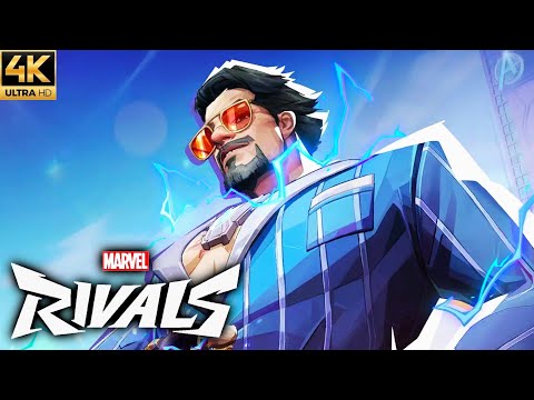 Marvel Rivals - Iron Man (Big Shot Skin) Gameplay Showcase (4K 60FPS)